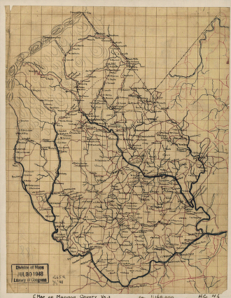Map of Madison County, Va.