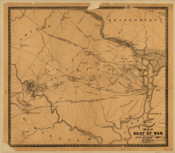 Map of the seat of war