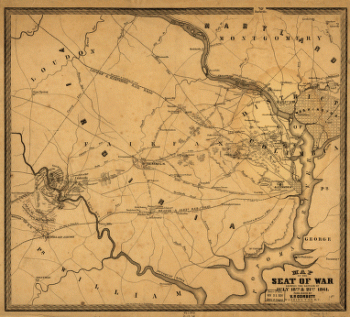Map of the seat of war