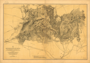 The battlefield of Bull Run, Virginia