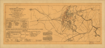 Map of battle-field of Manassas, Va.