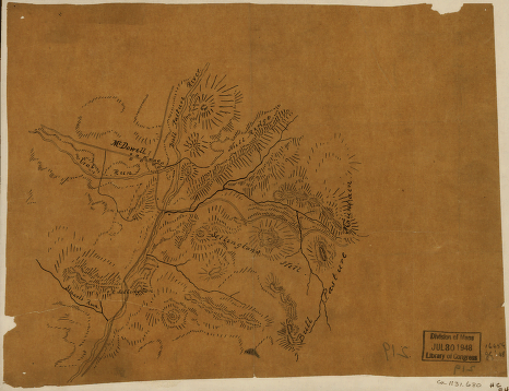 Sketch of the vicinity of McDowell, Va.