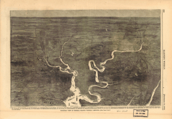 Isometric view of General Grant's Virginia campaign
