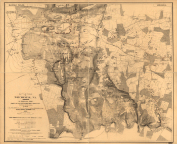 Battle field of Winchester, Va. (Opequon)