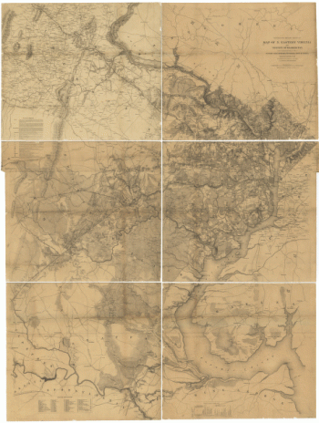 North eastern Virginia and vicinity of Washington