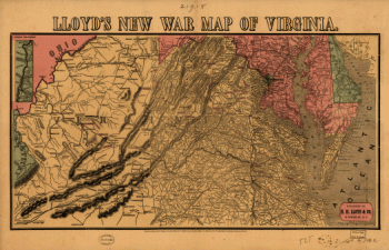 Lloyd's new war map of Virginia