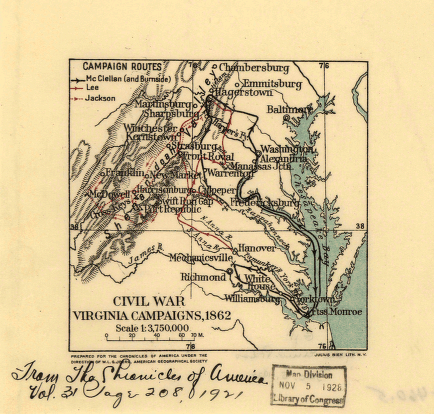 Civil War Virginia campaigns, 1862