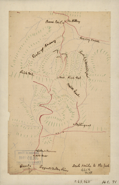 Rich Mountain battlefield, July 11-12, 1861