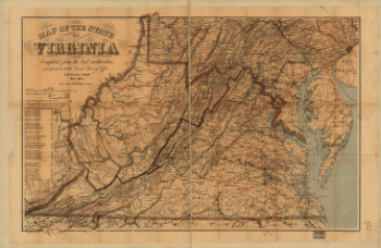 Map of the State of Virginia