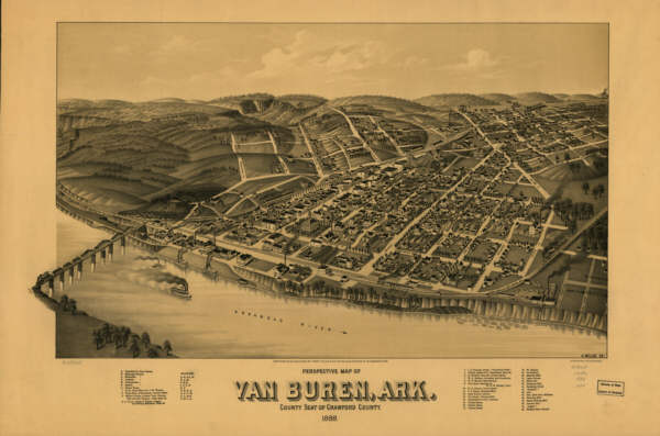 Van Buren AR in 1888