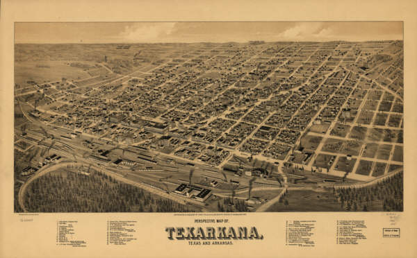 Texarkana AR in 1888