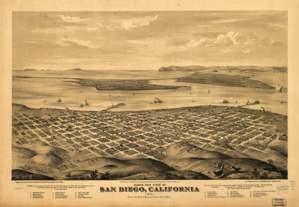 San Diego CA in 1876