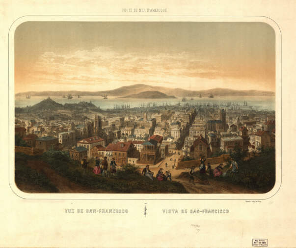 San Francisco CA Color 1846