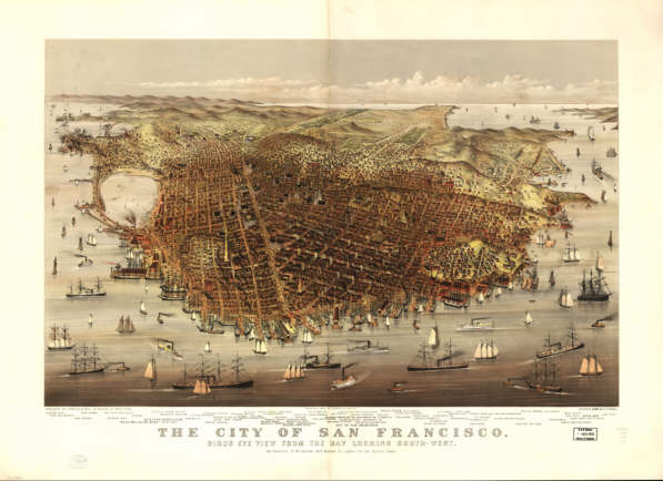 San Francisco CA in 1860