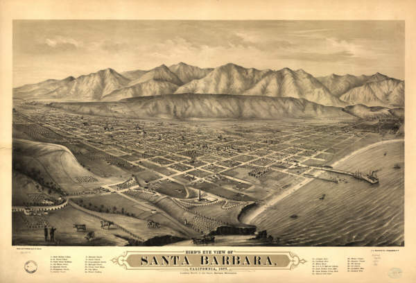Santa Barbara CA in 1877