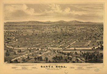 Santa Rosa CA in 1876