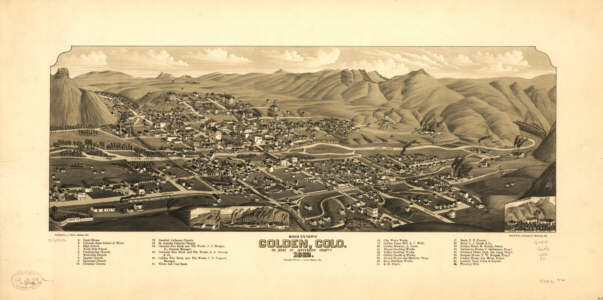 Golden CO in 1882