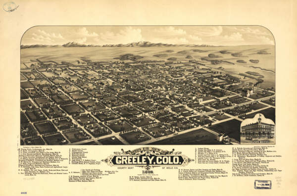Greeley CO in 1882