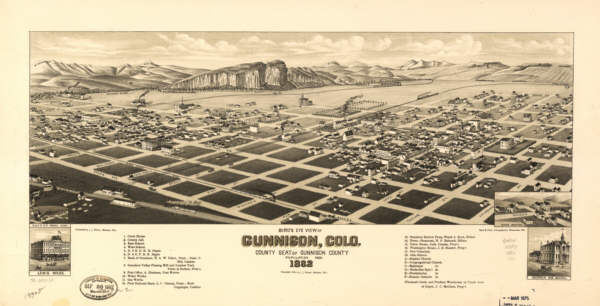 Gunnison CO in 1882