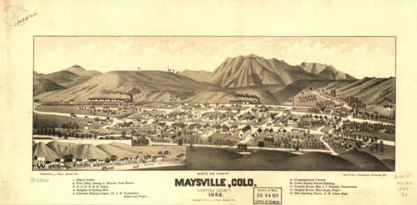 Maysville CO in 1882