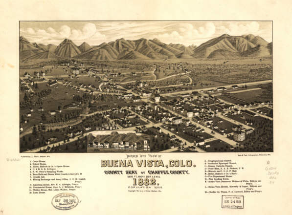 Buena Vista CO in 1882