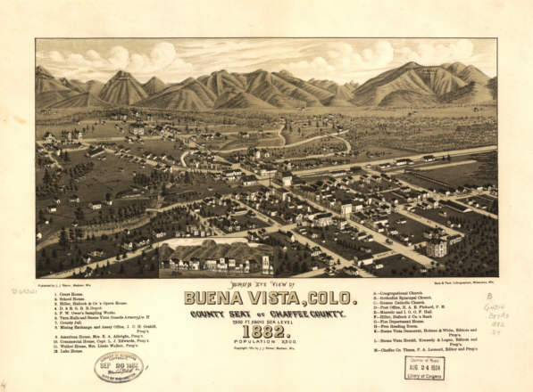 Buena Vista CO in 1882