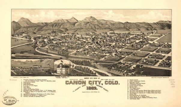 Canon City CO in 1882