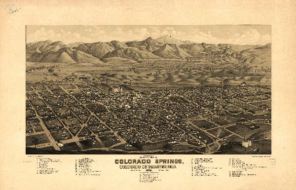 Colorado Springs CO in 1882