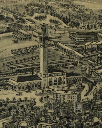 Waterbury CT in 1917