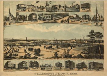 Willimantic CT in 1882