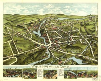 Wolcottville CT Color 1878