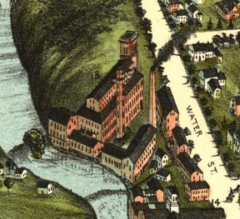 Wolcottville CT Color 1878
