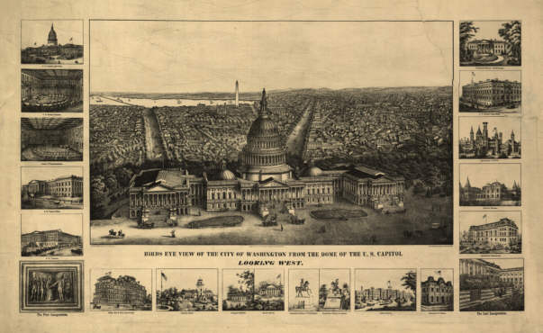 Washington DC in 1860's
