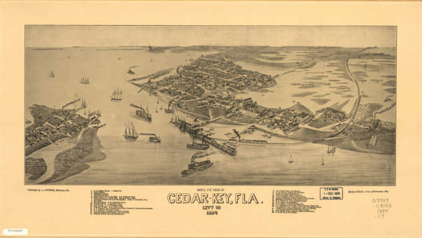 Cedar Key Florida in 1884