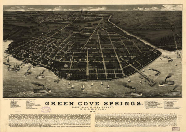 Green Cove Springs Florida 1885