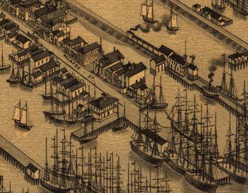 Pensacola Florida in 1885