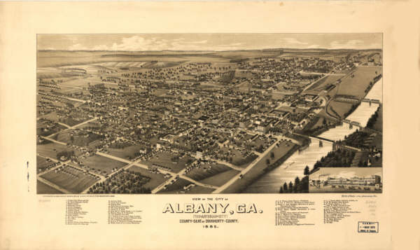 Albany Georgia in 1885