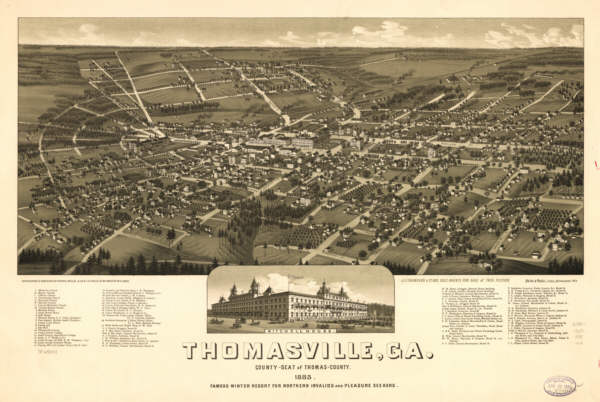 Thomasville Georgia in 1885