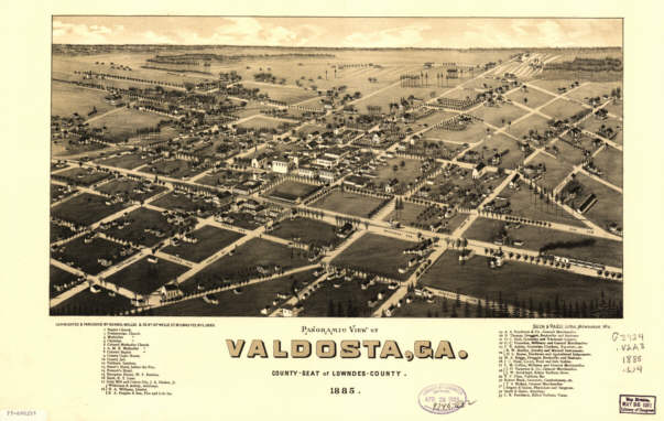 Valdosta Georgia in 1885