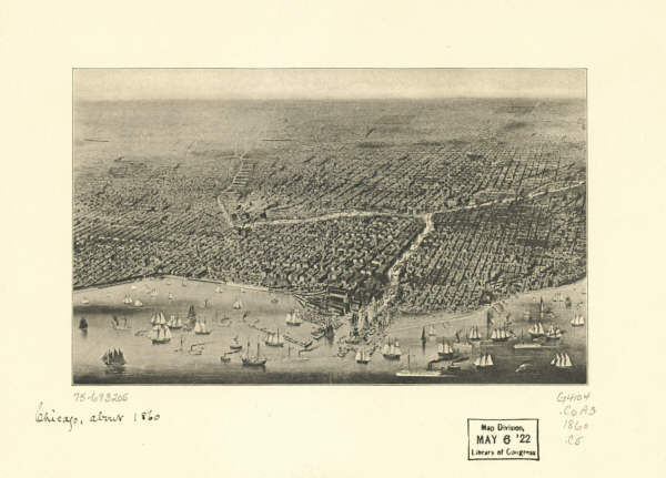 Chicago Illinois in 1860