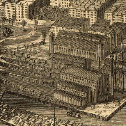 Chicago Illinois in 1874