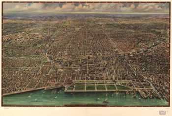Chicago Illinois Color 1916
