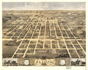 Clinton Illinois in 1869
