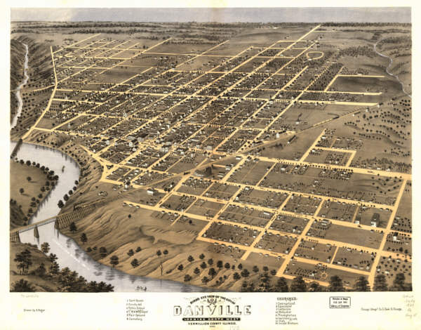 Danville Illinois in 1869