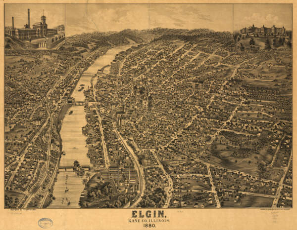 Elgin Illinois in 1880