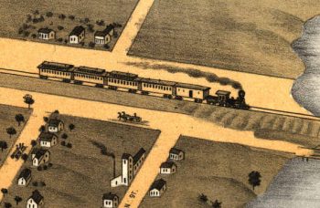 Loda Illinois in Color 1869