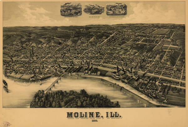 Moline Illinois in 1889