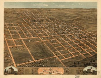 Monmouth Illinois in 1869