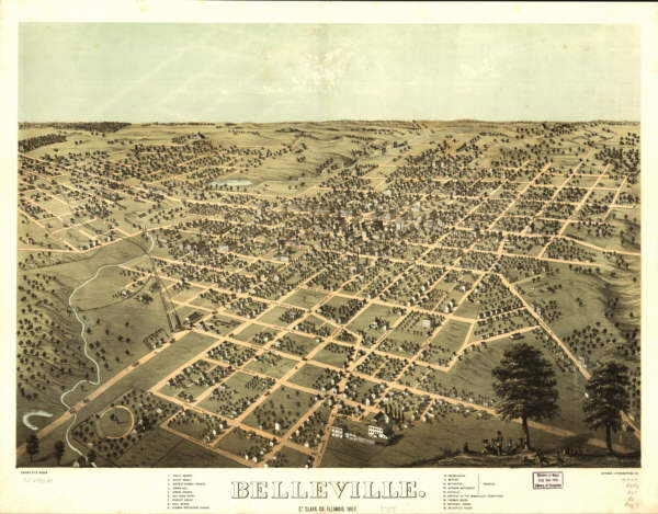 Belleville Illinois in 1867