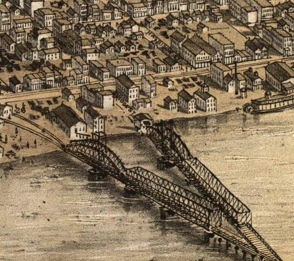 Peoria lIllinois in 1867